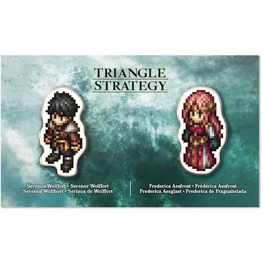 Triangle Strategy Pin Set (Serenoa & Frederica) image 2